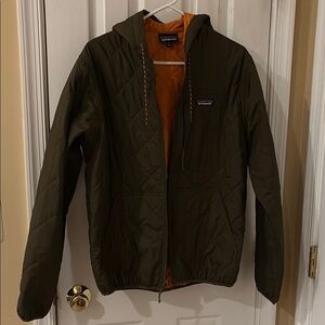 Patagonia Olive Green Hooded Jacket